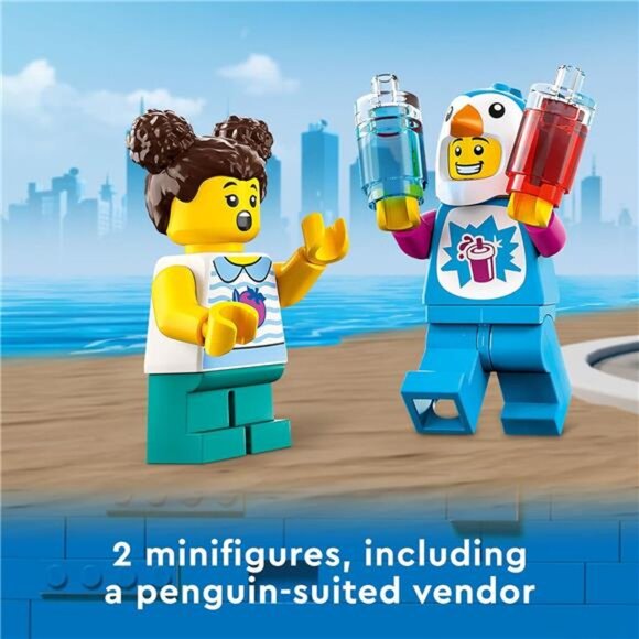 City Penguin Slushy Van Building Toy - Featuring a Truck and Costumed Minifigure - Picture 6 of 7